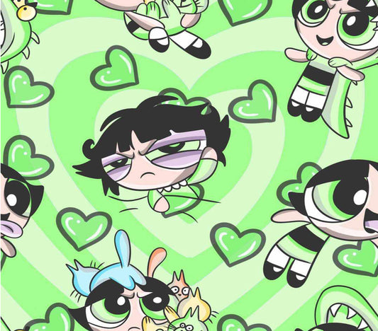 Power puff Green