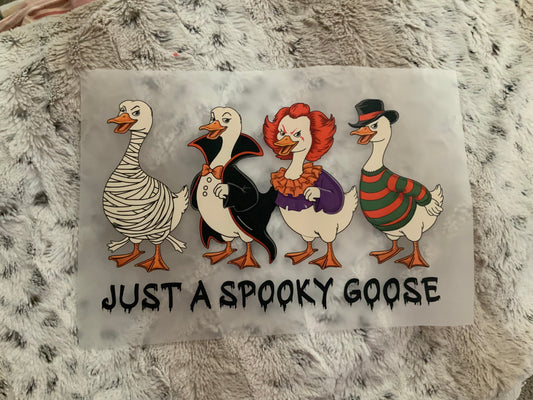 Spooky goose characters