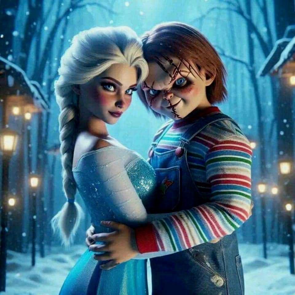 Scary Elsa and Chucky