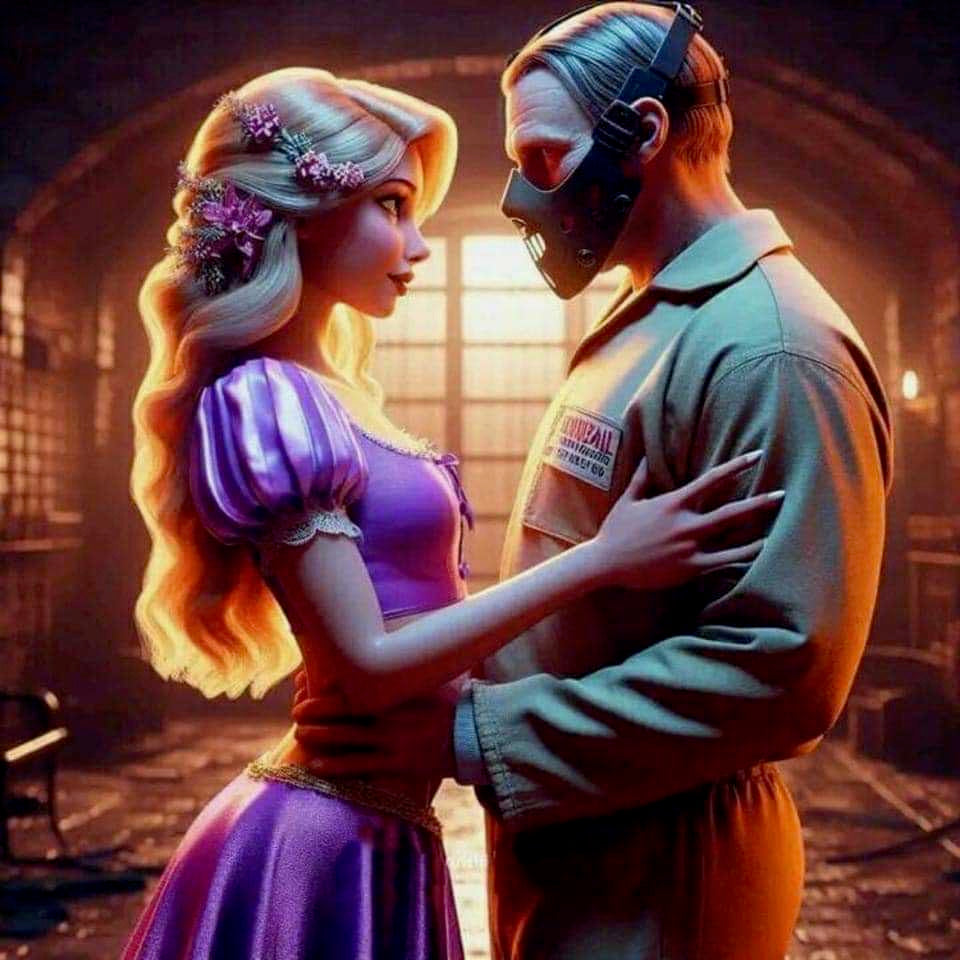 Scary rapunzel and Hannibal