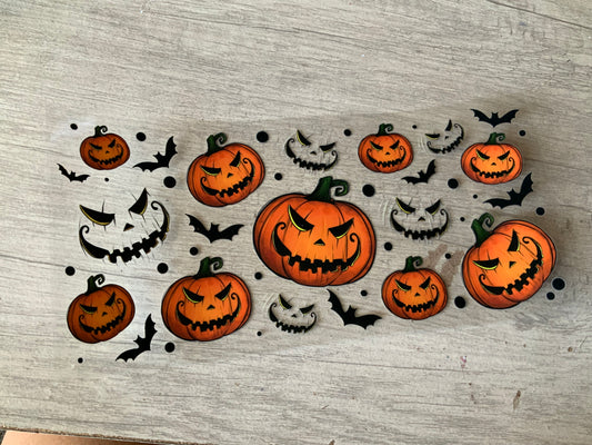 Pumpkins spooky faces