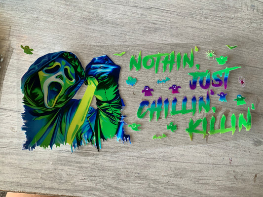 Ghostface neon just chillin