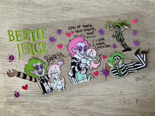 Beetlejuice quotes neon