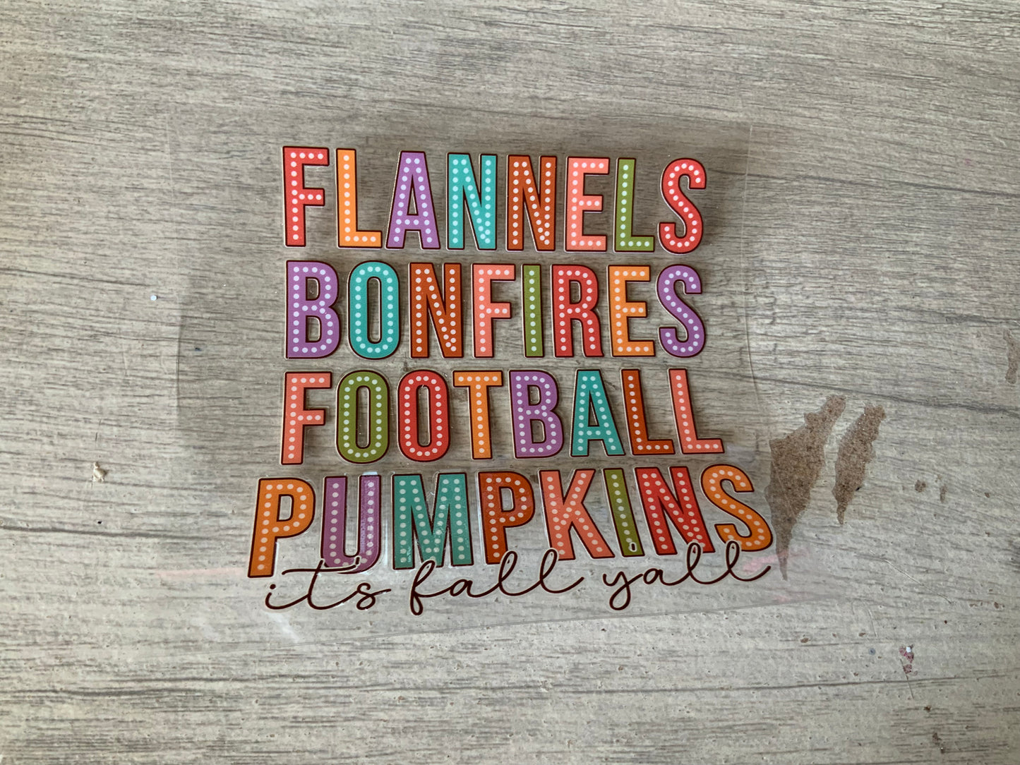 Flannels, bonfires, football, pumpkins