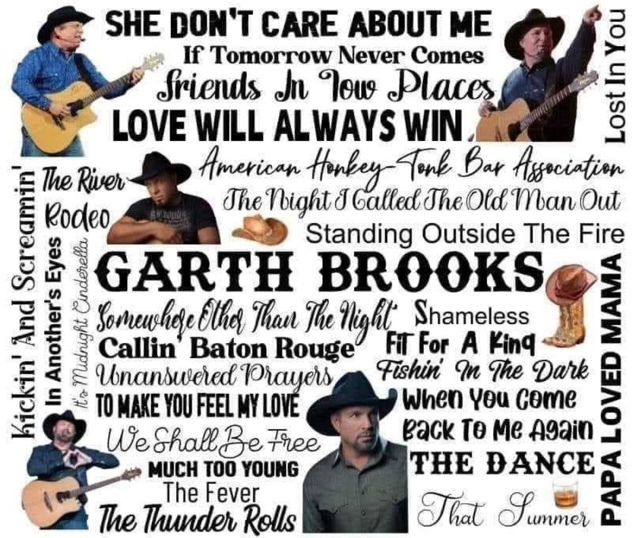 Garth brooks words