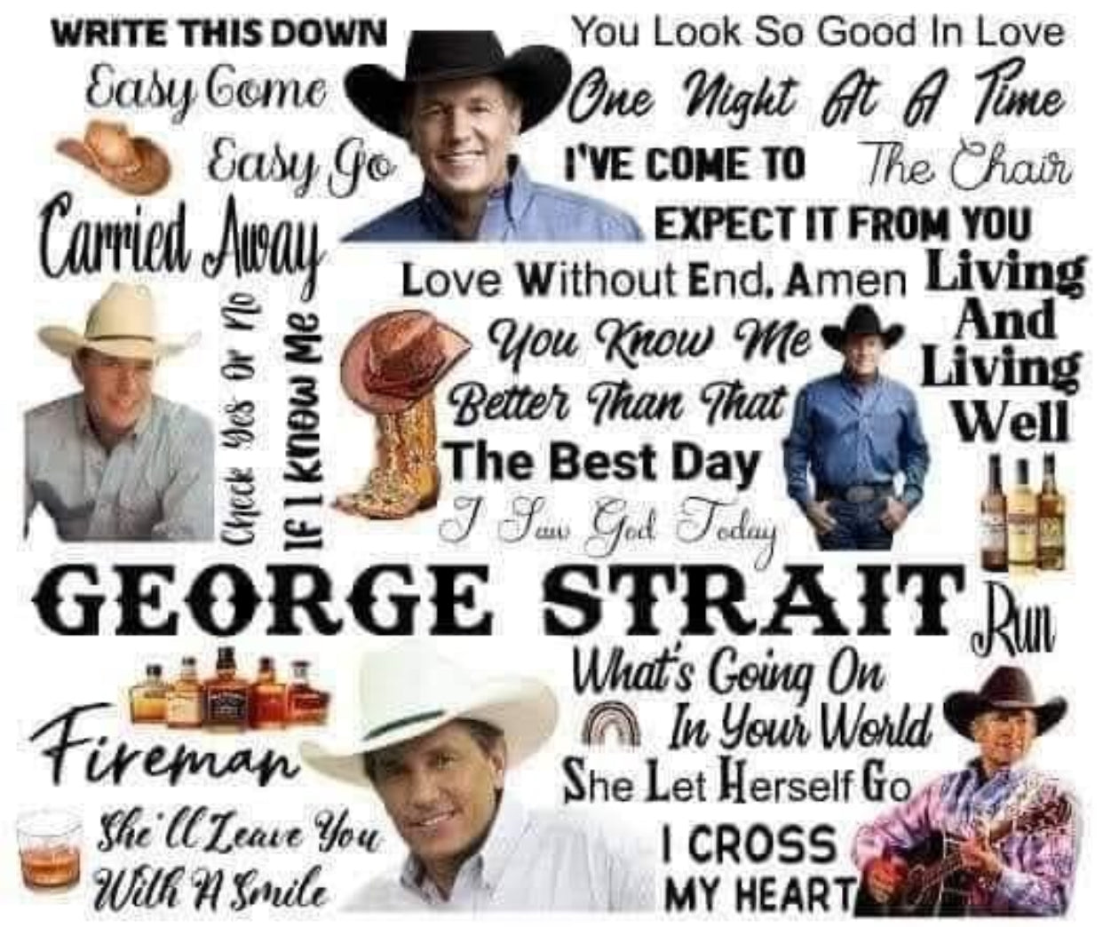 George straight words