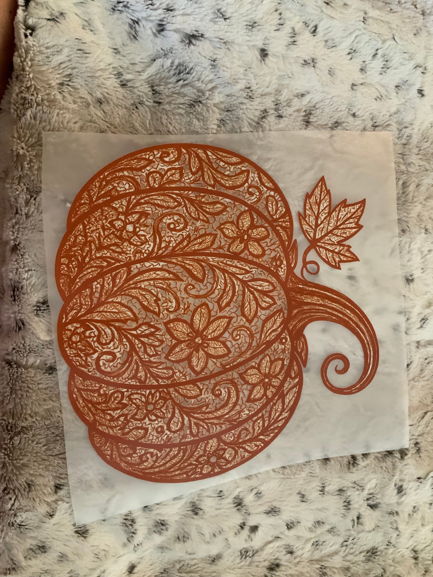 Pumpkin bronze leafs