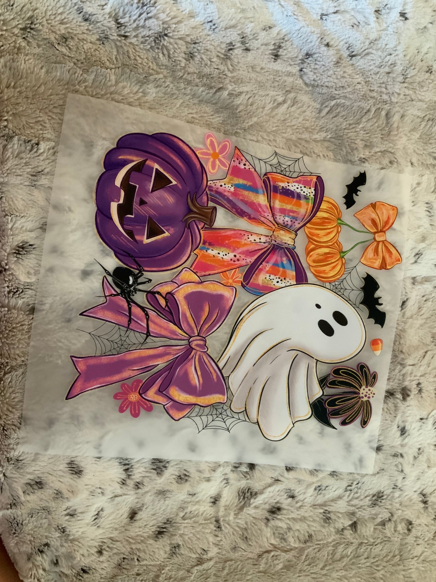 Ghost bows pumpkin neons