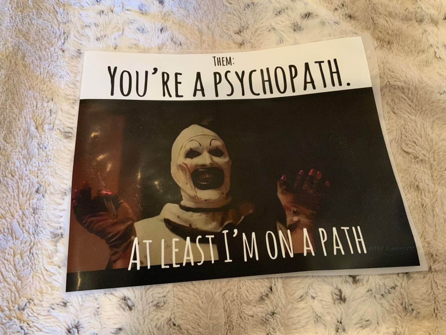 You’re a physco path