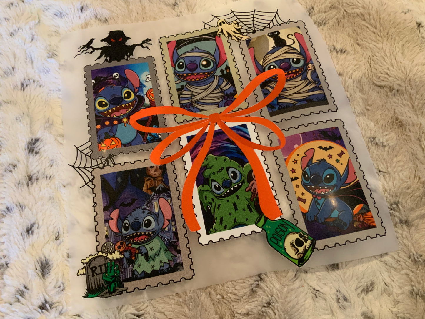 Stitch colage bow