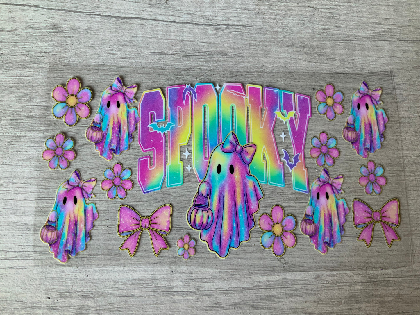 Ghost spooky iridescent