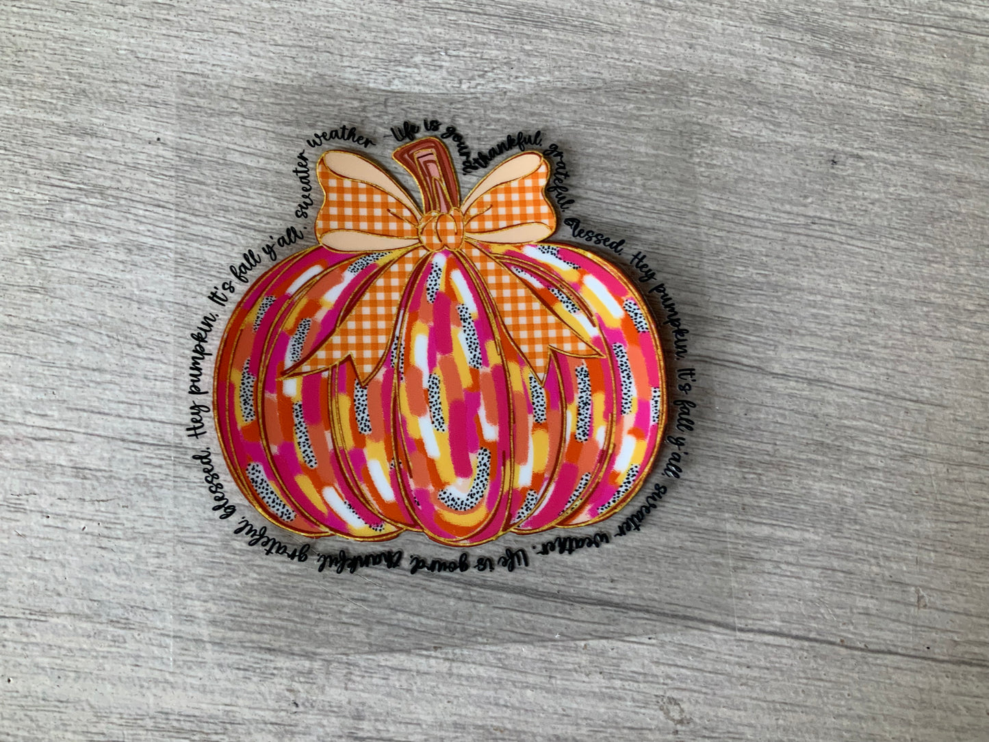 Pumpkin words
