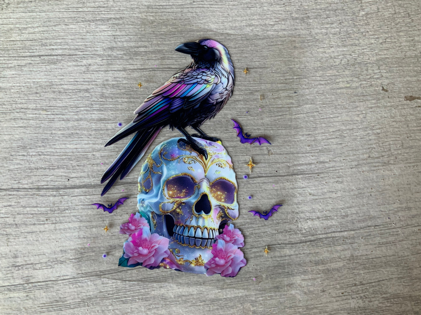 Crow and Skelly iridescent