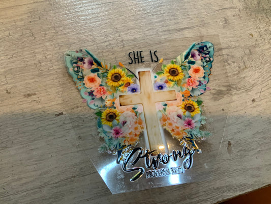 Cross butterfly she is
