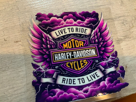 Harley ride to live