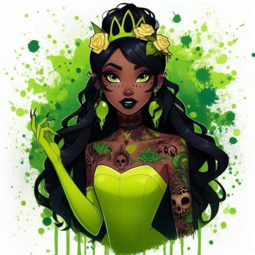 Cartoon tatted tiania