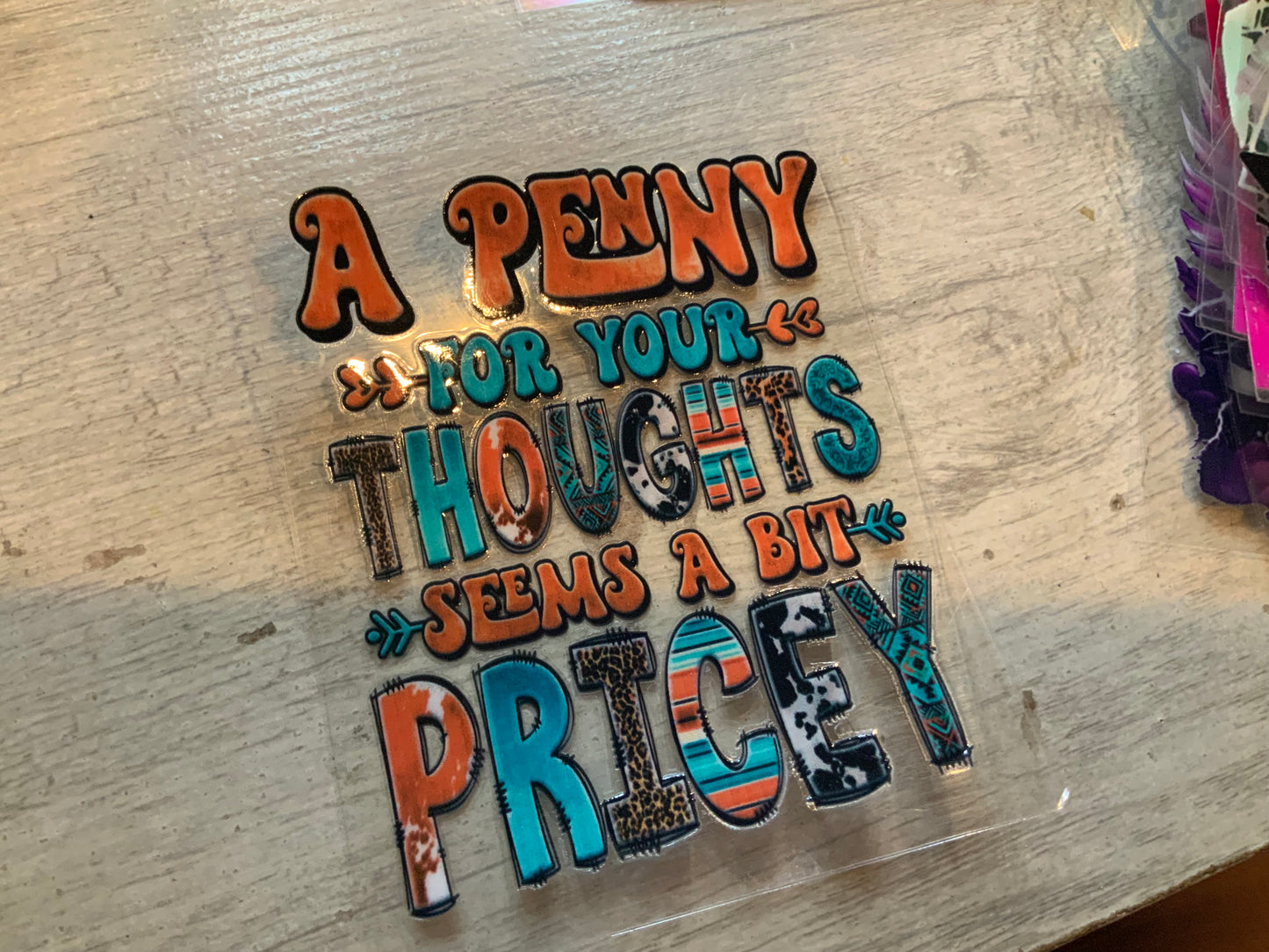 Penny for your thoughts