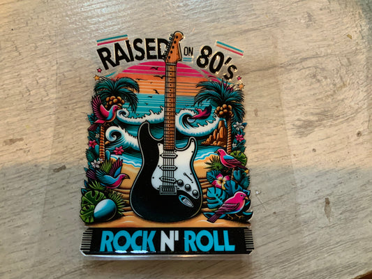 Guitar raised on 80s
