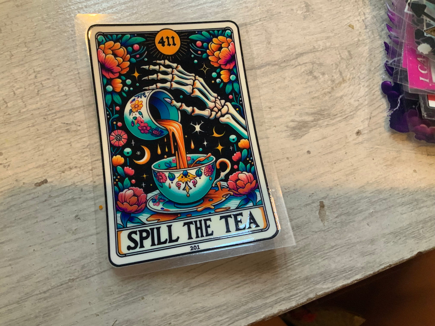Tarot card spill the tea