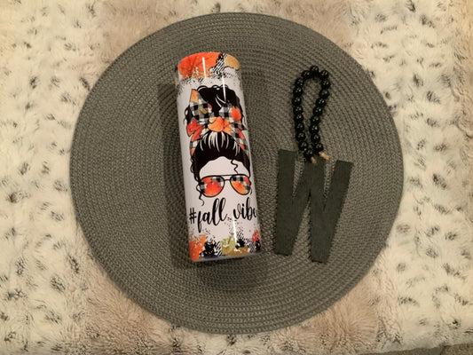 Fall vibes mom bun