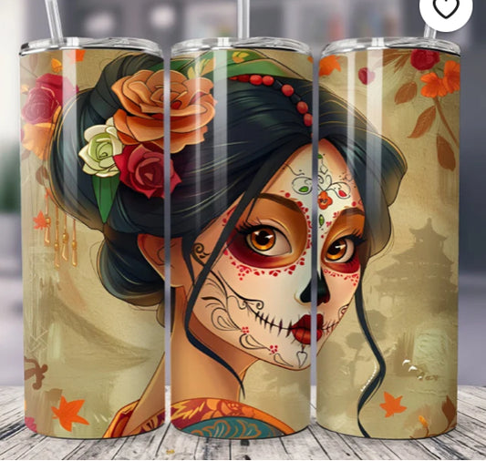 Sugar skull Mulan