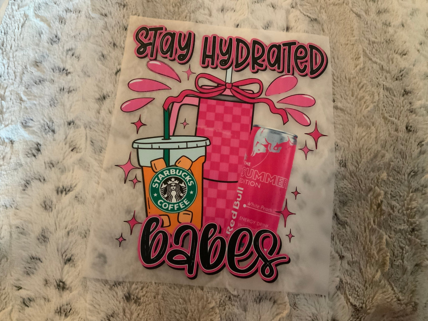 Starbees and Red Bull stay hydrated