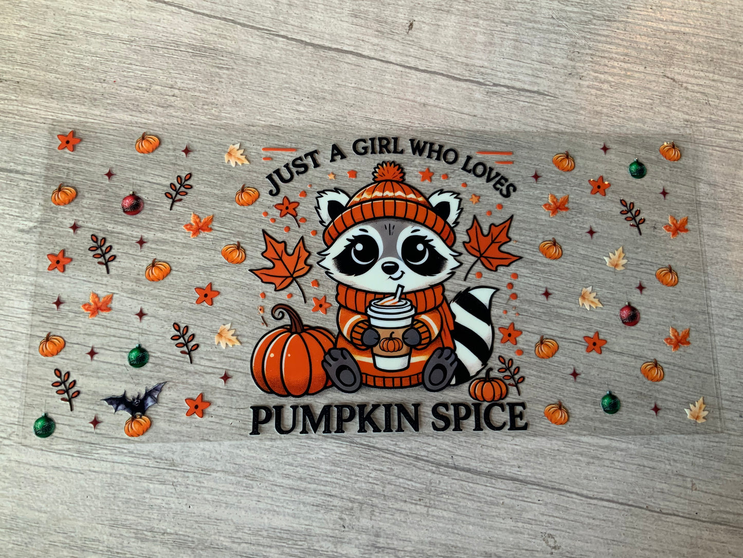 Jag who love pumpkin spice Racoon
