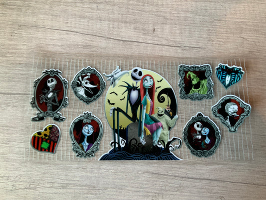 Jack and sally picture frame