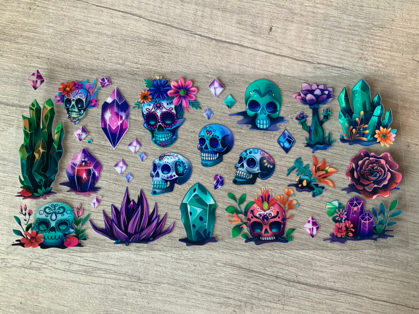 Skulls and crystals
