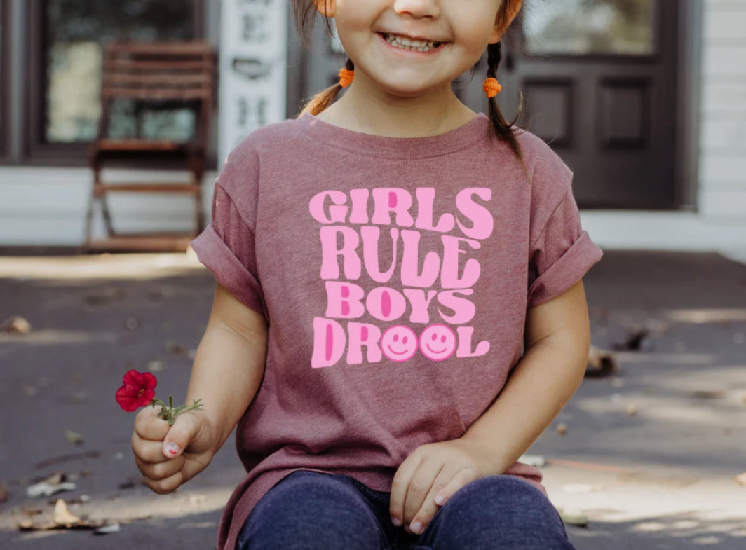 Kid girls rule boys drool