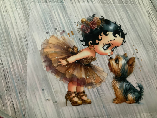 Betty boop doggie kisses