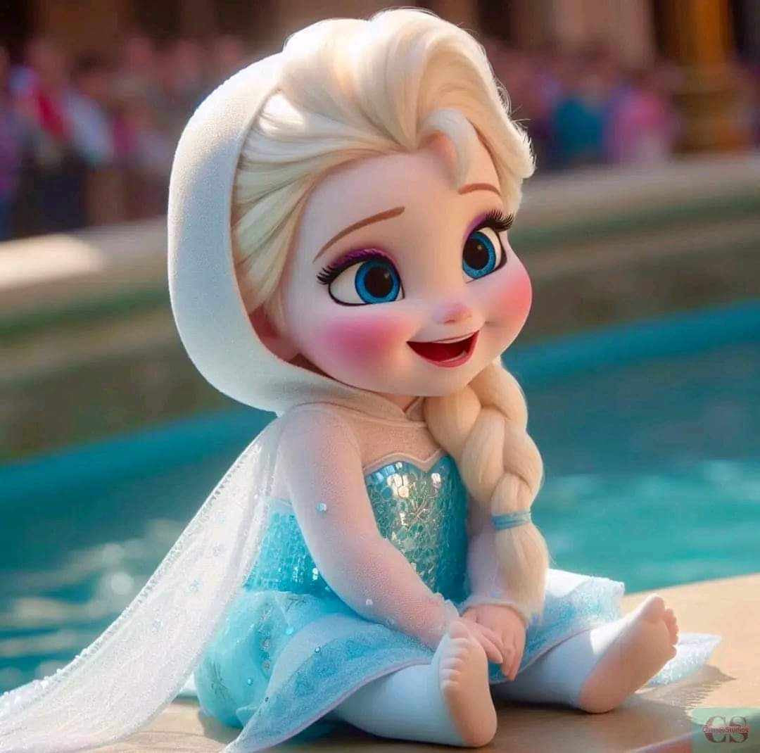 Baby Elsa hood