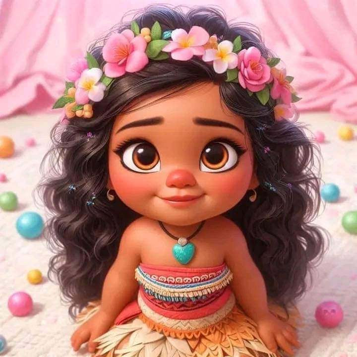 Baby Moana flowers