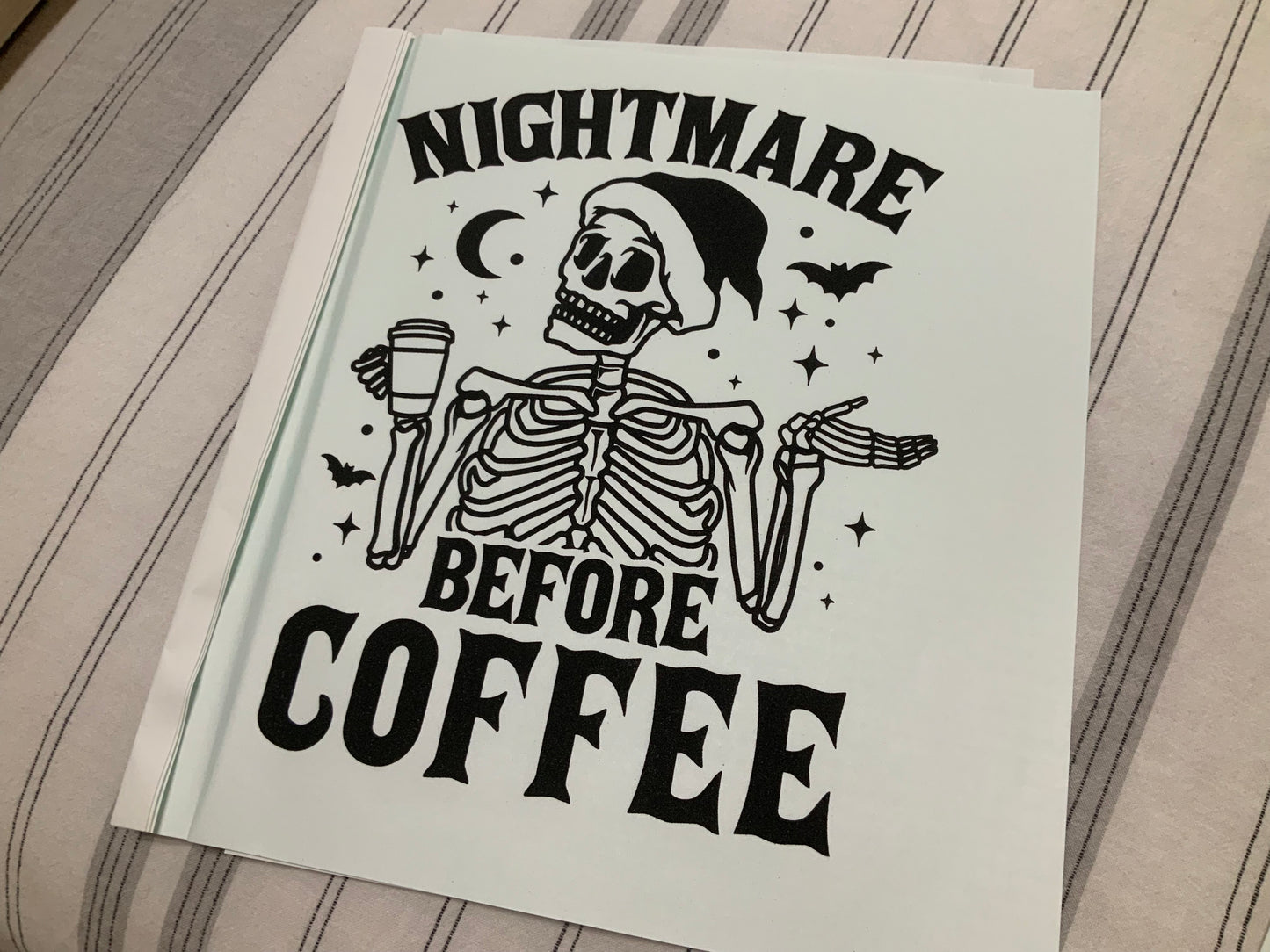 Skelly nightmare before coffee