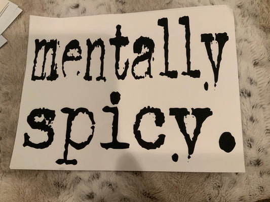 Mentally spicy