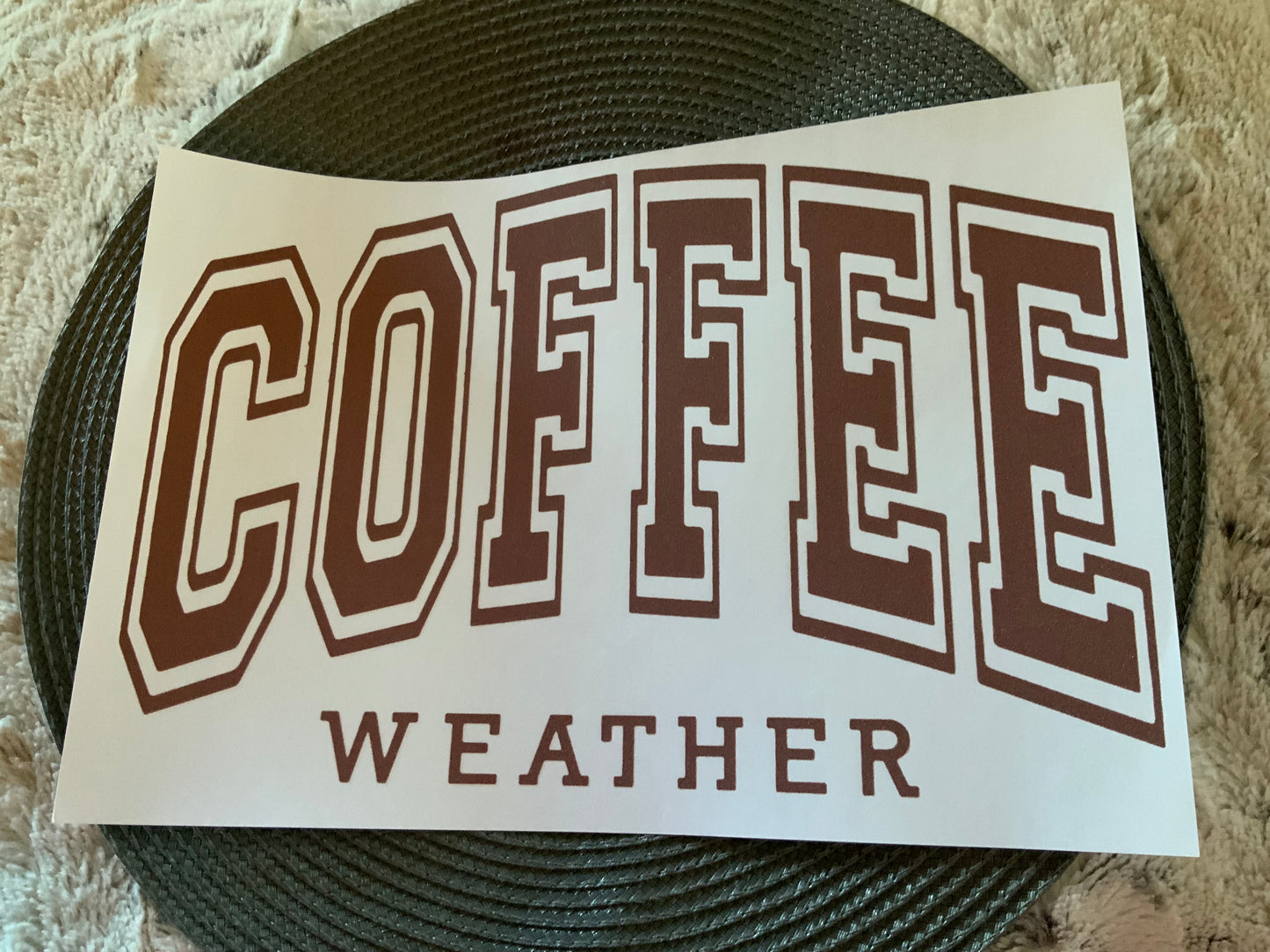 Coffee weather