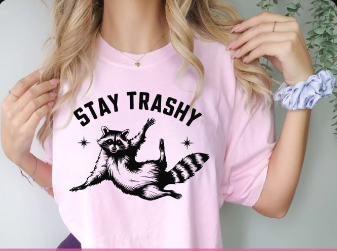 Raccoon stay trashy