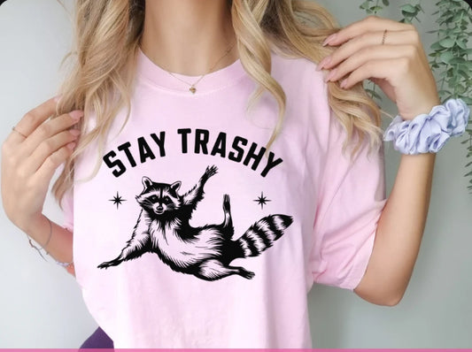 Raccoon stay trashy