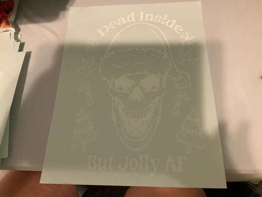 Skull dead inside Jolly af