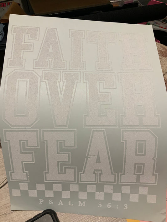 Faith over fear