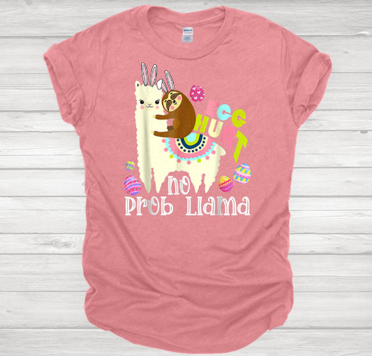 Easter Egg hunt llama , sloth youth