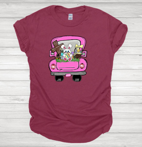 Easter bunny truck youth