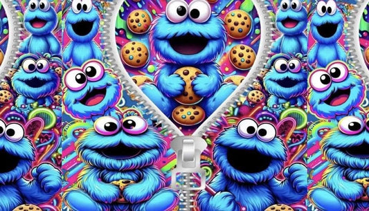 Cookie Monster zipper