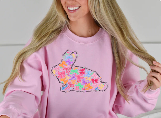 Easter bunny bows affirmations
