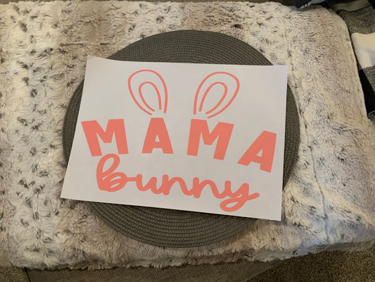 Easter mama bunny ears
