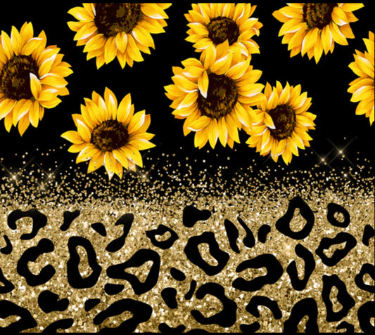 Sunflowers cheetah yellow