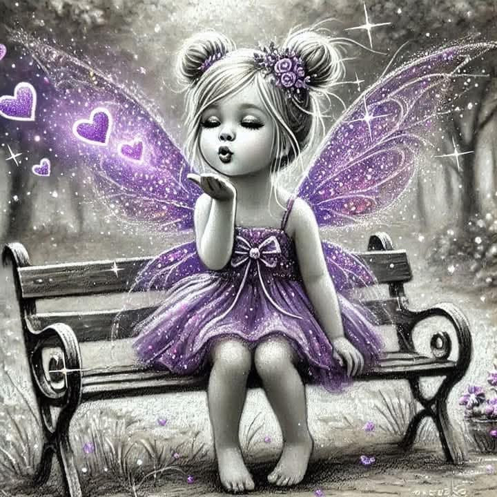 Fairy kisses purple