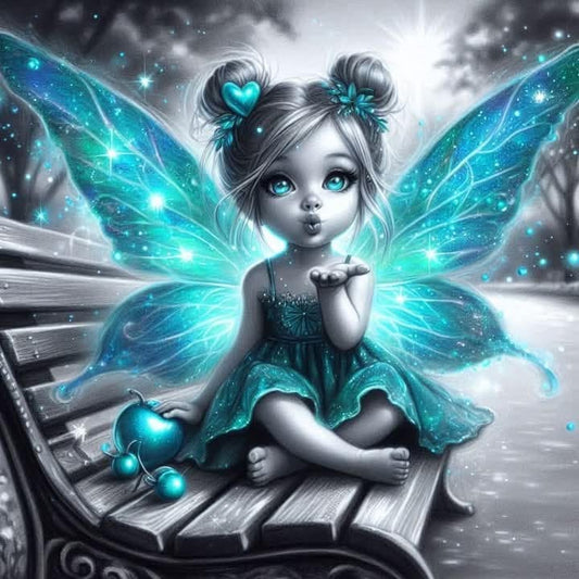 Fairy kisses blue