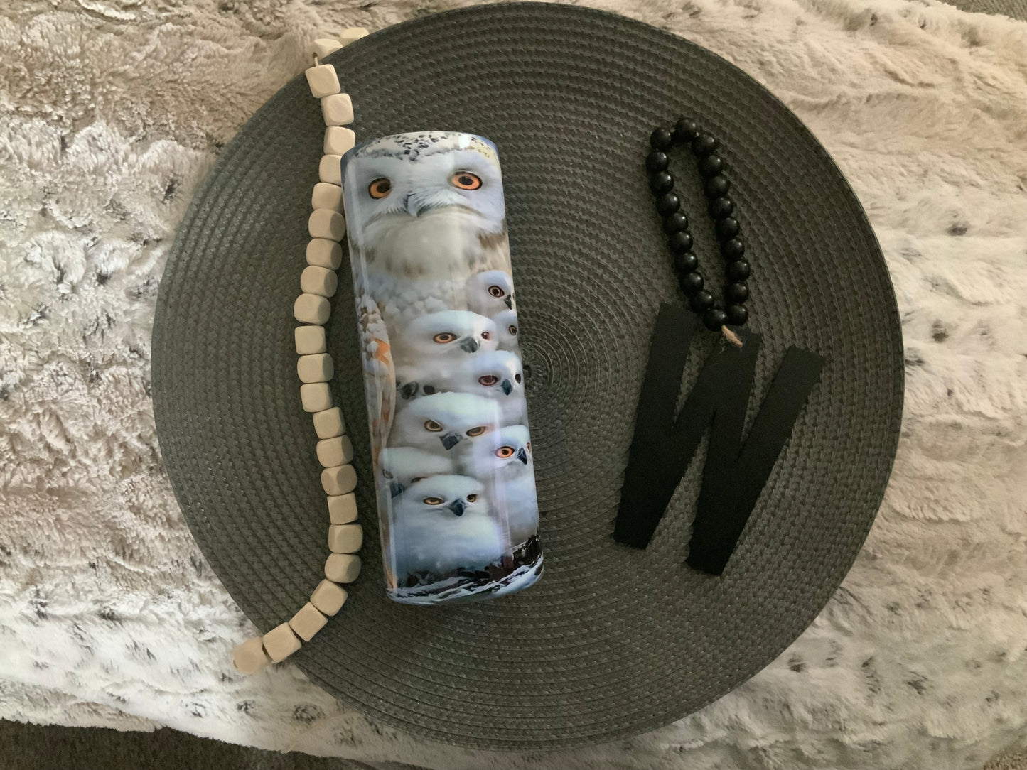 Owl white family