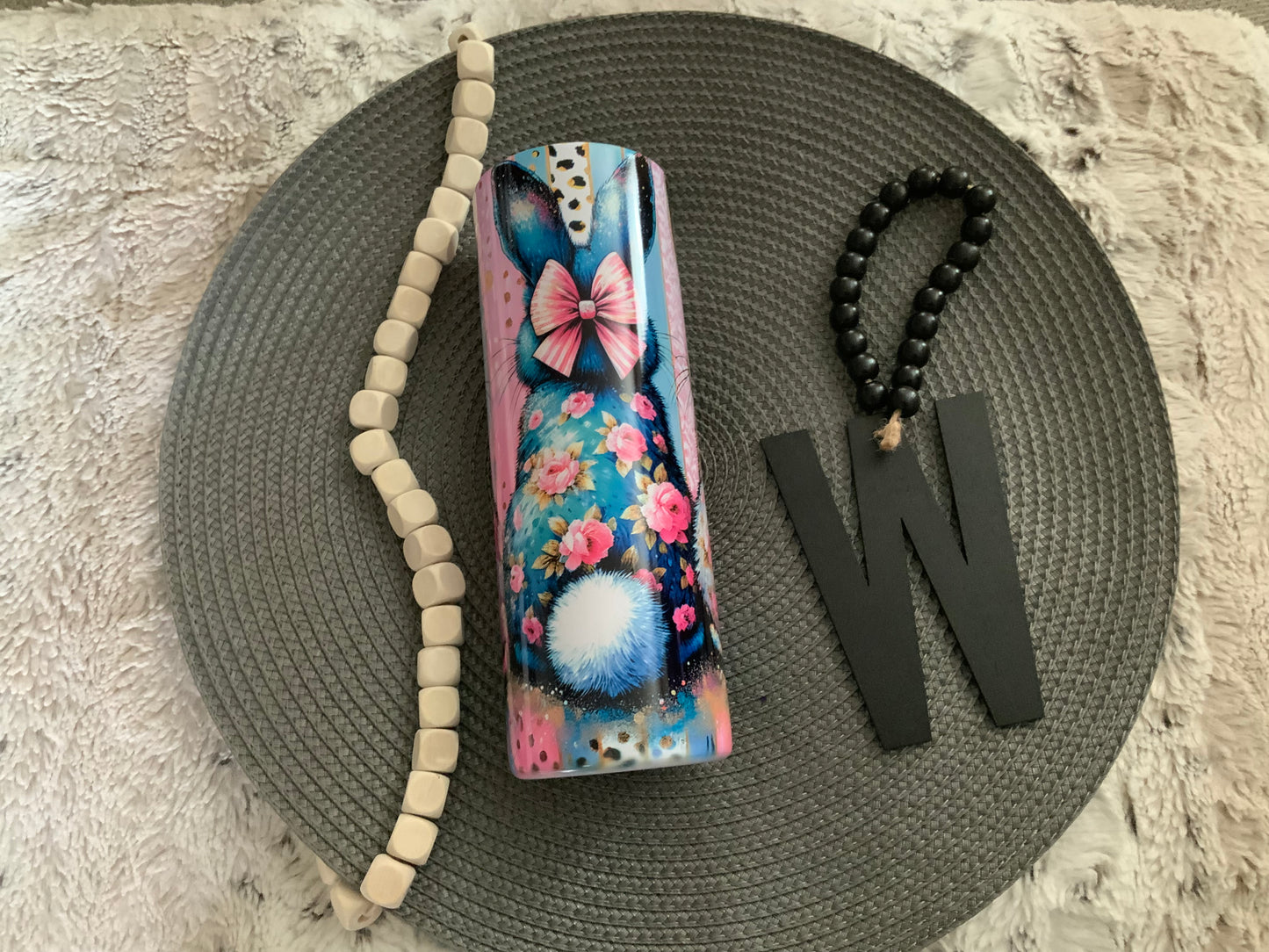 Easter bunny trio floral